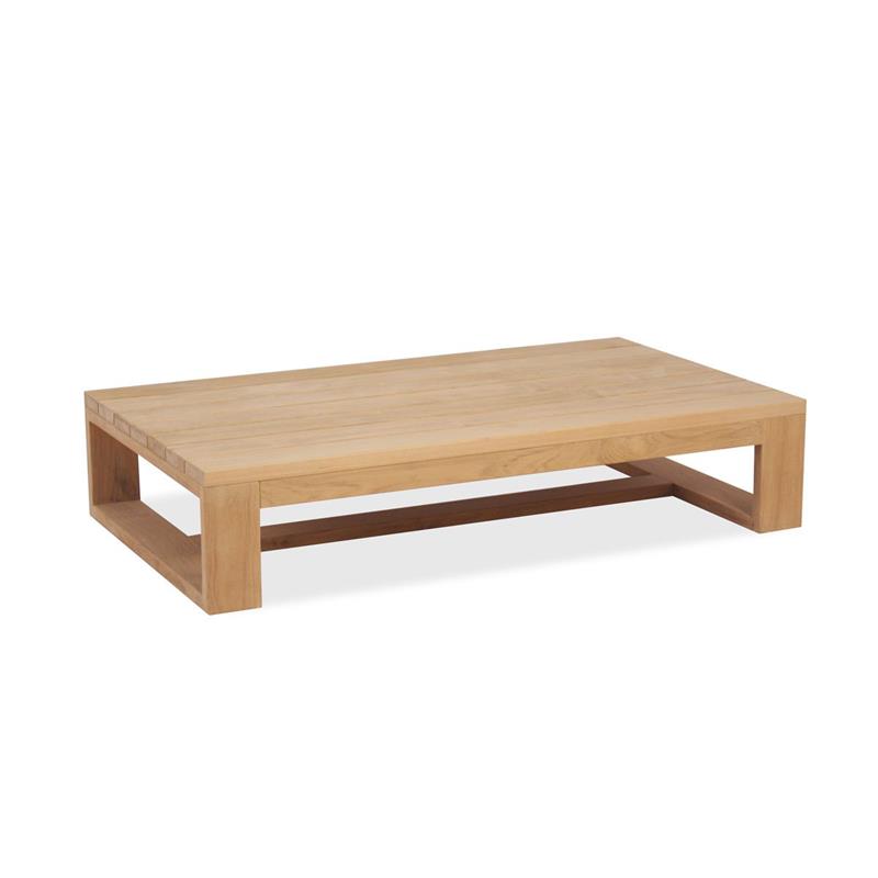 Trent Coffee Table - 122 x 71 x 26 cm - Certified Teak GRADE A