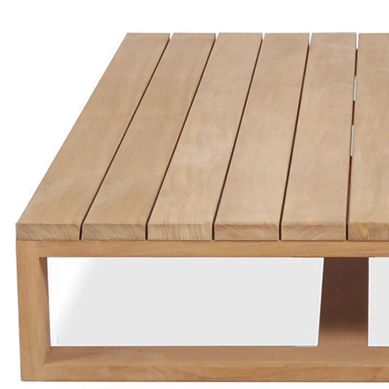 Table de canapé Trent grande - 152 x 89 x 26 cm - Teck certifié GRADE A