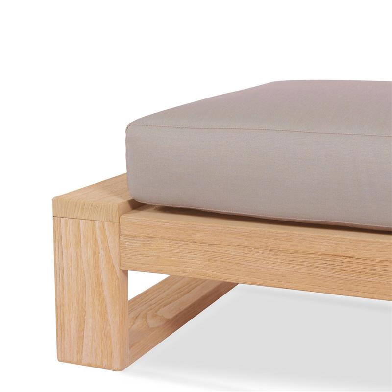 Tabouret / pouf Trent - 89 x 60 x 40,5 cm - Teck certifié GRADE A