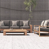 Canapé Trent Lounge 3 places - 89 x 211 x 71 cm - Teck certifié GRADE A