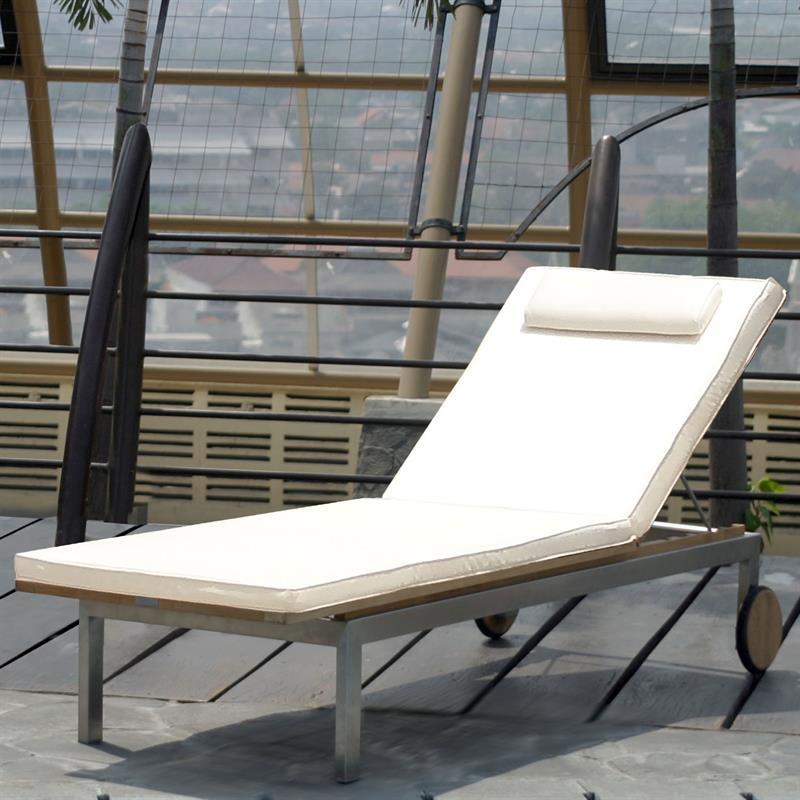 Lounger cushion Florence/ Moselle lounger 204.5x62x5.5 cm Nagata