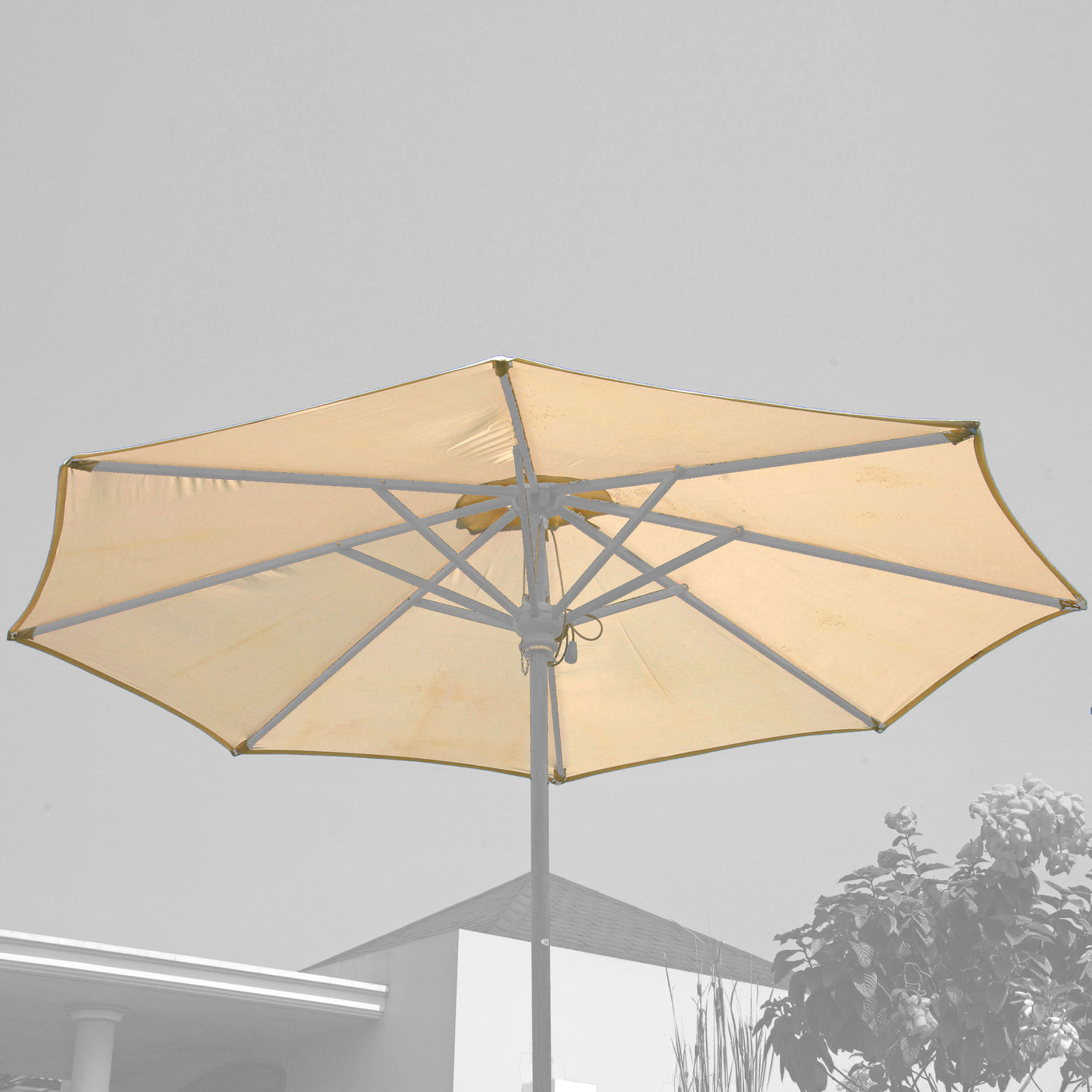 Parasol cover 300 cm round Nagata Drill standard color