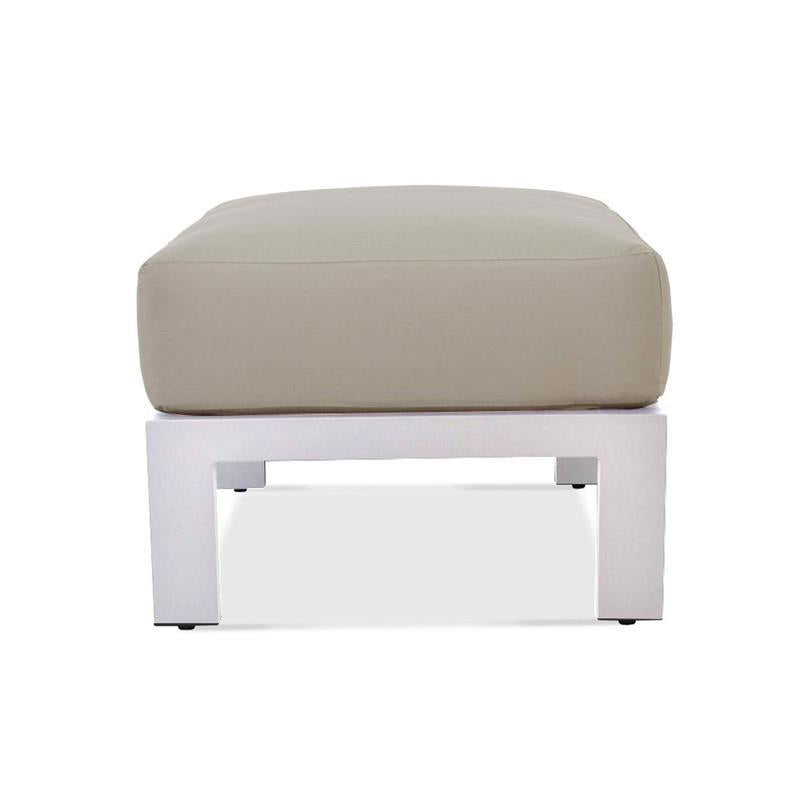 Tabouret / repose-pieds Vento en aluminium 80x60x30cm -