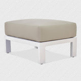 Auflage für Vento Ottomane / Hocker Sitzkissen Sunproof 80 x 60 x 13 cm