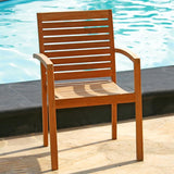 Trent Stacking Chair - Certified Teak GRADE A