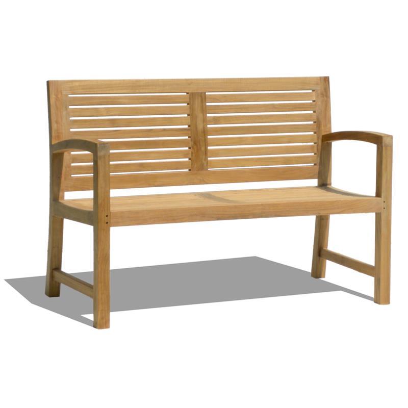 Trent Garden Bench 130 cm - Certified Teak GRADE A