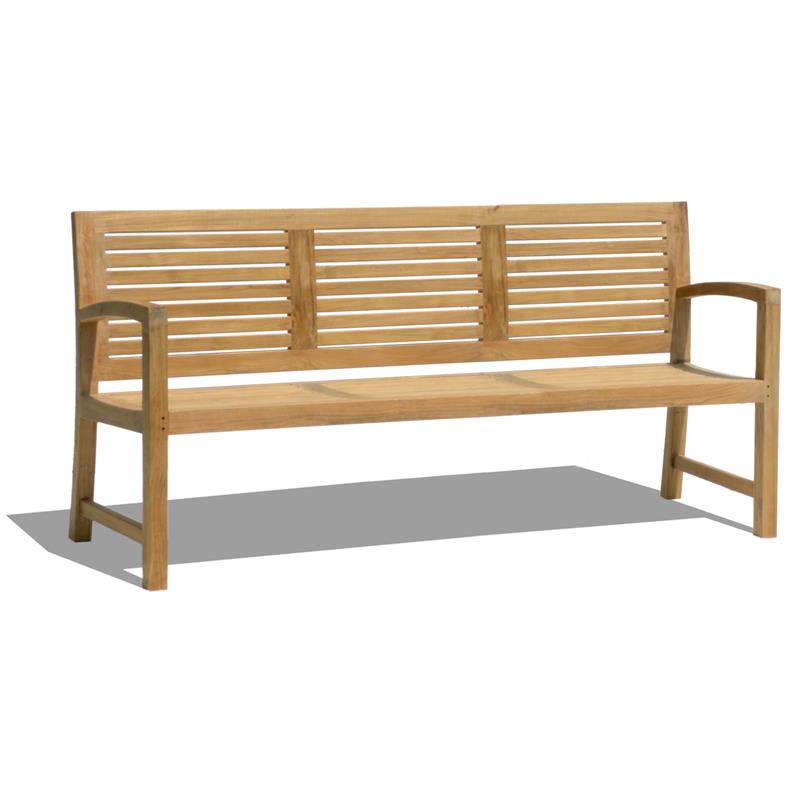 Banc de jardin Trent 180 cm - Teck certifié GRADE A